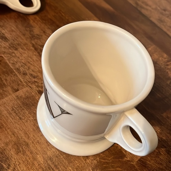 Anthropologie Initial Letter Coffee Tea Mug Set 4 L O V E LOVE Monogram - Picture 10 of 13